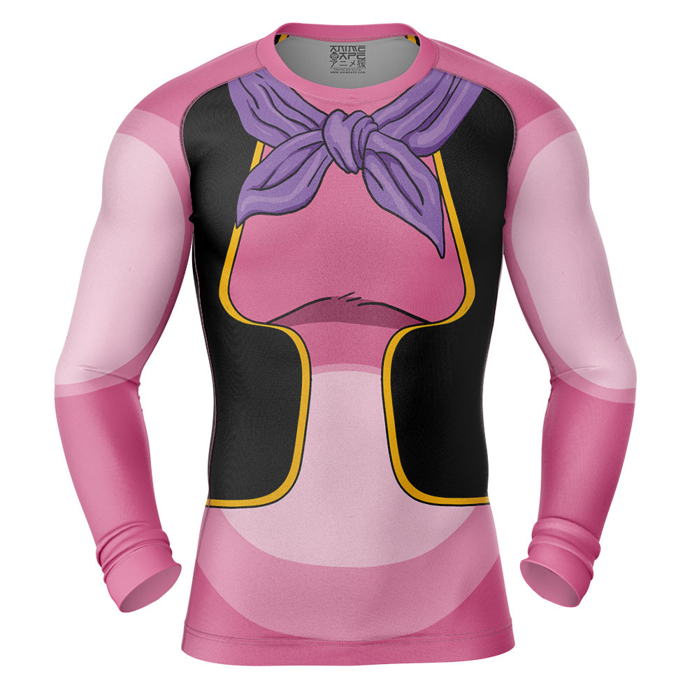 Majin Buu v2 Dragon Ball Z Long Sleeve Rash Guard Compression Shirt