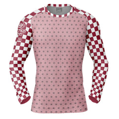 Nezuko Kamado Demon Slayer Long Sleeve Rash Guard Compression Shirt