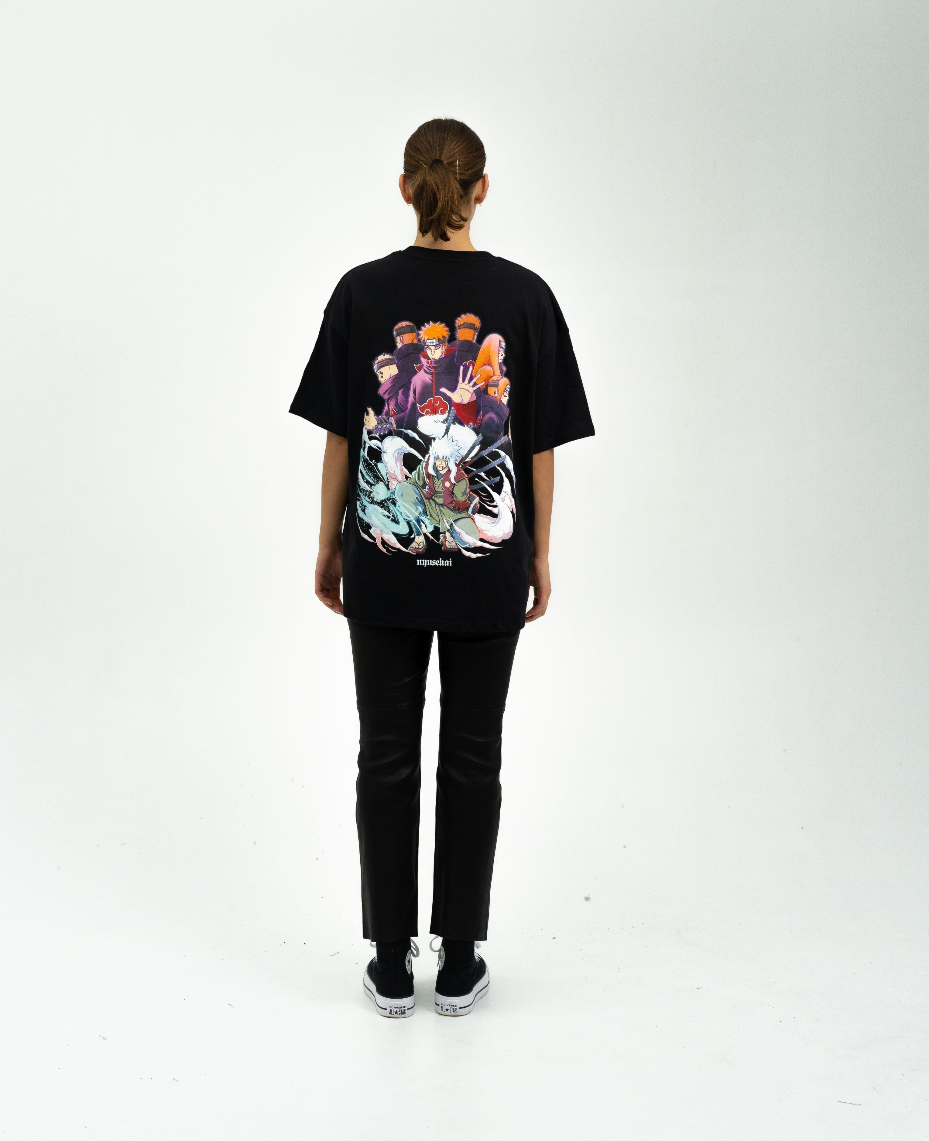 Jiraiya X Six Paths of Pain - Naruto Shippuden Oversize T-Shirt