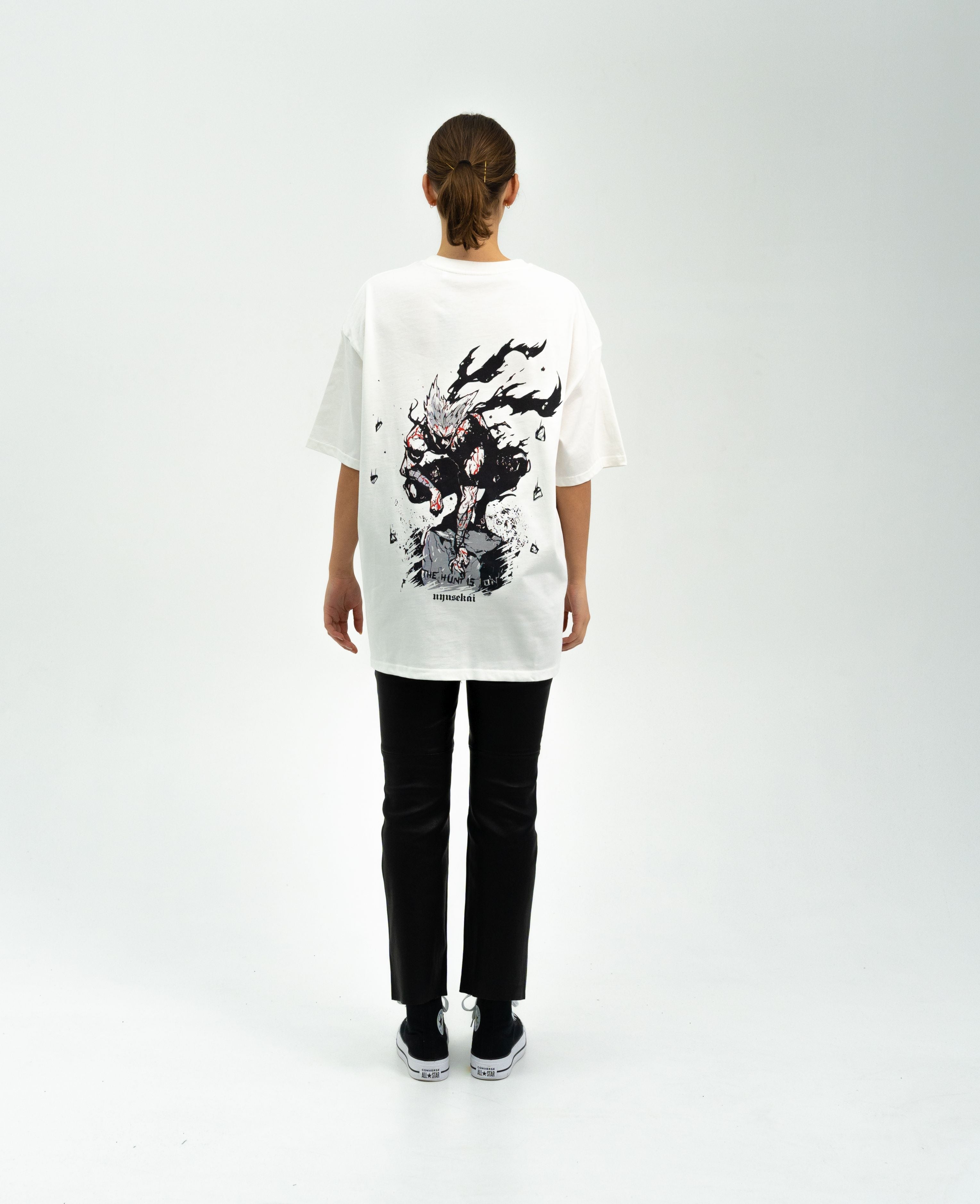 Garou X THE HUNT IS ON - One Punch Man Oversize T-Shirt