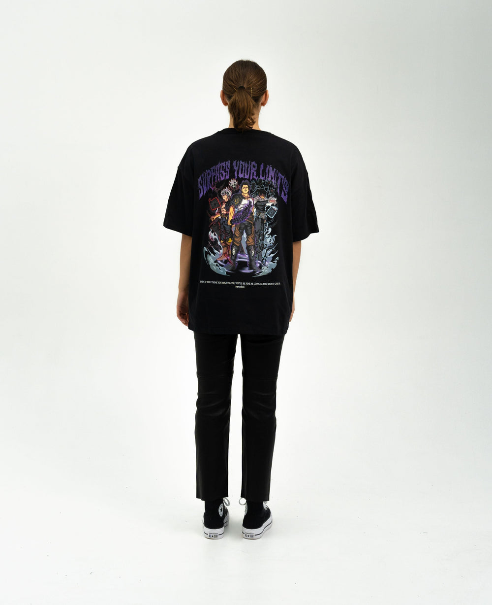 Yami X Asta X Nacht - Black Clover Oversize T-Shirt