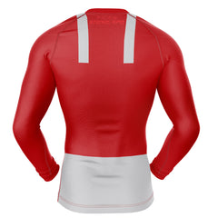 Oliver Grayson Age 42 Invincible Long Sleeve Rash Guard Compression Shirt