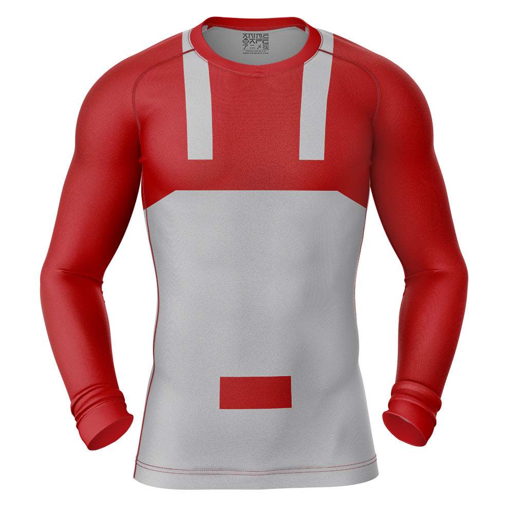 Oliver Grayson Age 42 Invincible Long Sleeve Rash Guard Compression Shirt