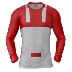 Oliver Grayson Age 42 Invincible Long Sleeve Rash Guard Compression Shirt