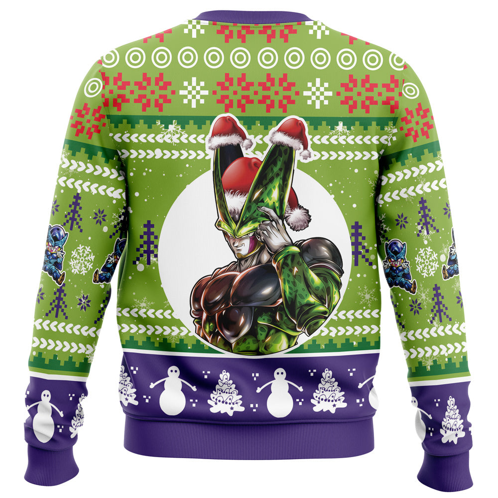 Perfect Cell Dragon Ball Z Ugly Christmas Sweater