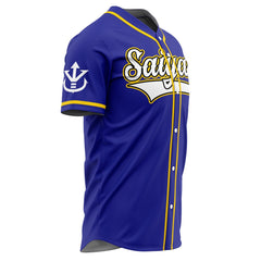 Personalized Saiyan Vegeta Dragon Ball Z Baseball Jersey