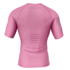 Pink Majin Buu Dragon Ball Z Short Sleeve Rash Guard Compression Shirt