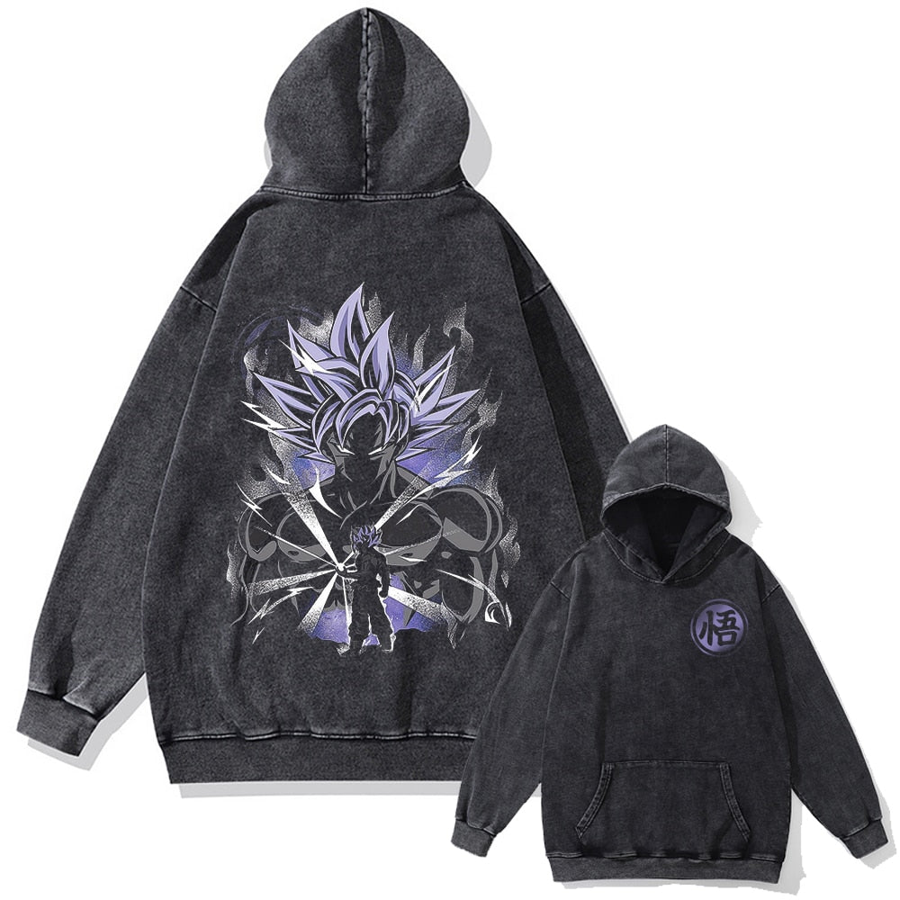 Nysekai "Goku V2" 2-Sided Vintage Oversized Hoodie