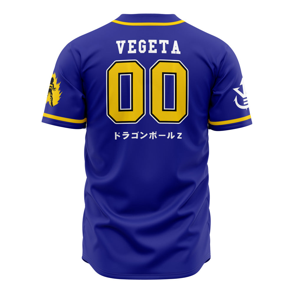 Saiyan Vegeta Dragon Ball Z Baseball Jersey