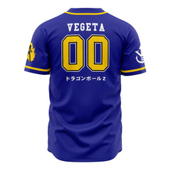 Saiyan Vegeta Dragon Ball Z Baseball Jersey