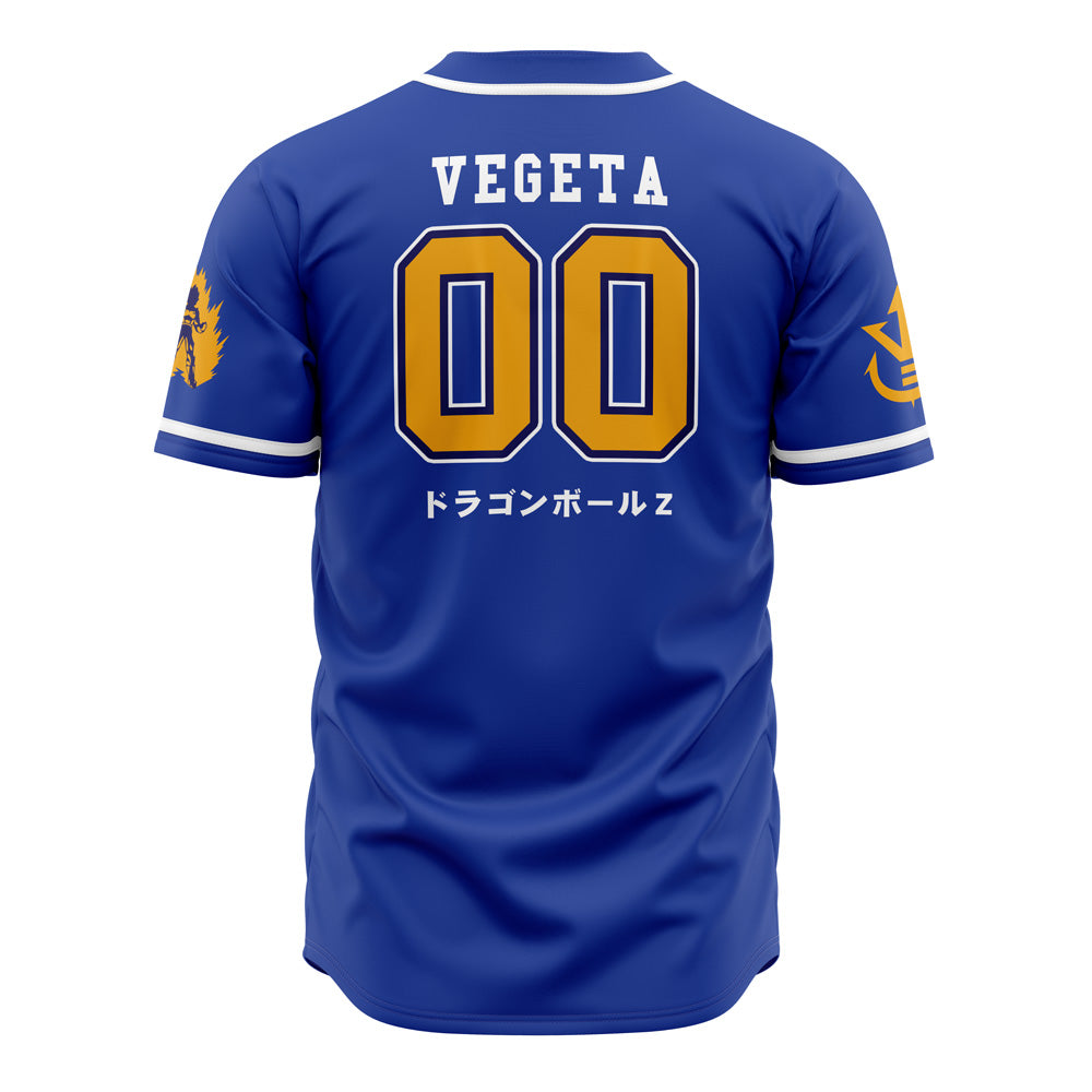 Saiyan Vegeta V2 Dragon Ball Z Baseball Jersey