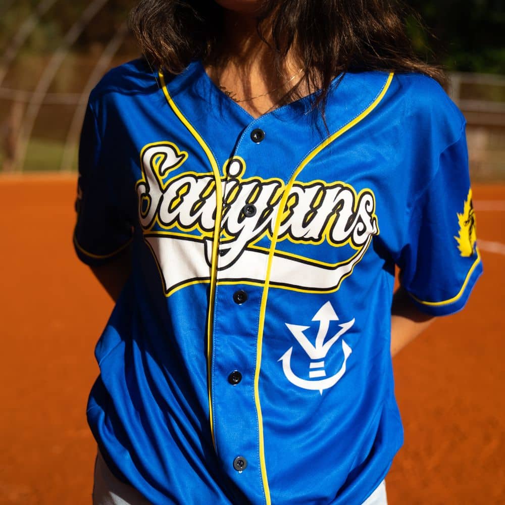 Saiyan Vegeta Dragon Ball Z Baseball Jersey