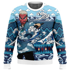 Sakonji Urokodaki V2 Demon Slayer Ugly Christmas Sweater