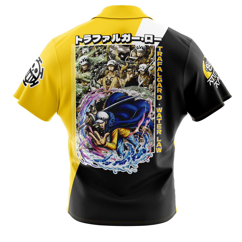 Trafalgar D. Law One Piece Button Up Hawaiian Shirt