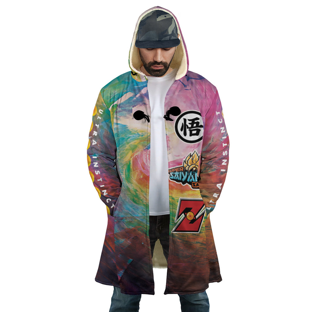 Trippy Ultra Instinct Goku Dragon Ball Z Dream Cloak Coat
