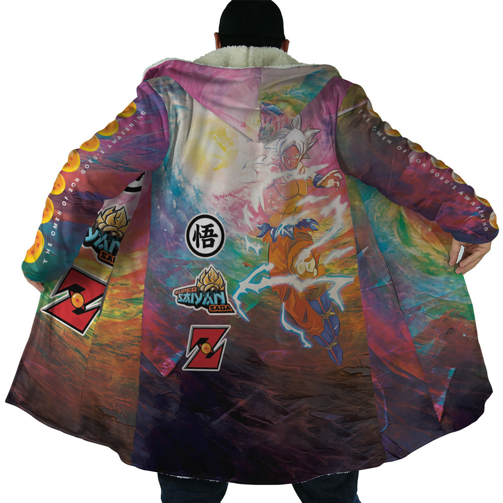 Trippy Ultra Instinct Goku Dragon Ball Z Dream Cloak Coat