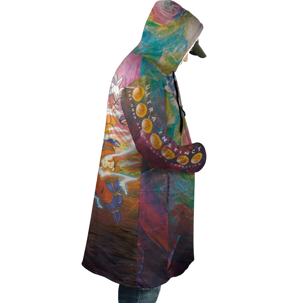 Trippy Ultra Instinct Goku Dragon Ball Z Dream Cloak Coat