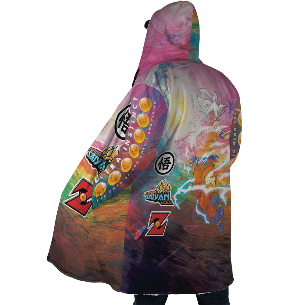 Trippy Ultra Instinct Goku Dragon Ball Z Dream Cloak Coat