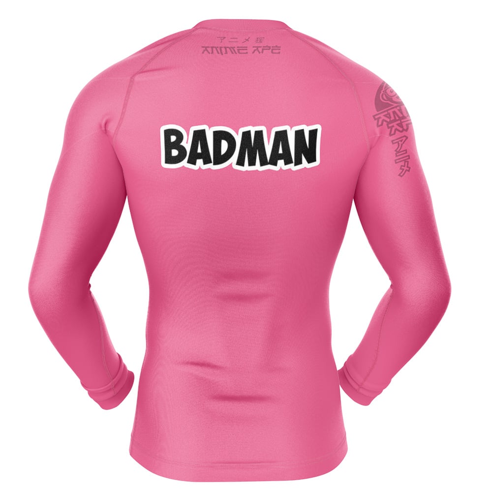 Vegeta Badman Dragon Ball Z Long Sleeve Rash Guard Compression Shirt