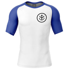 Vegeta Dragon Ball Z Short Sleeve Rash Guard Compression Shirt