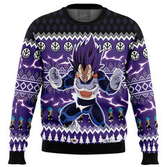 Vegeta Ultra Ego Dragon Ball Z Ugly Christmas Sweater