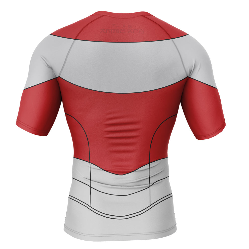 Viltrumite Leader Thragg Invincible Short Sleeve Rash Guard Compression Shirt