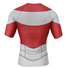 Viltrumite Leader Thragg Invincible Short Sleeve Rash Guard Compression Shirt