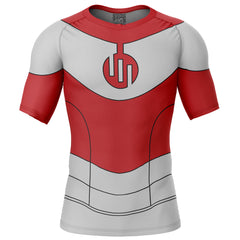 Viltrumite Leader Thragg Invincible Short Sleeve Rash Guard Compression Shirt