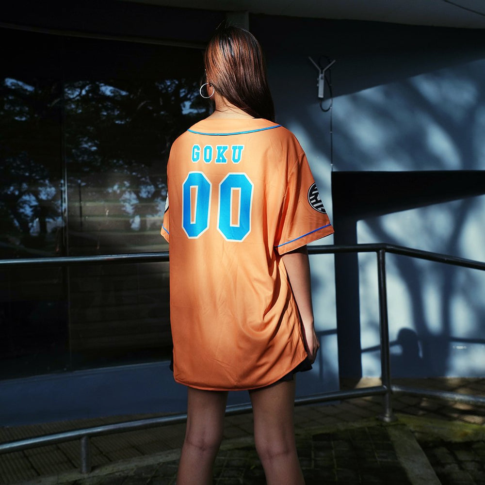 Z-Fighters Goku Dragon Ball Z Baseball Jersey