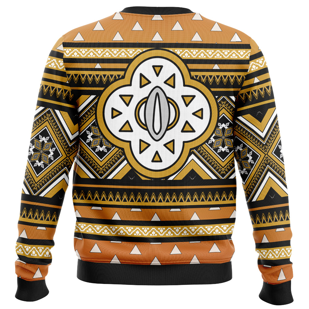 Zenitsu Agatsuma Demon Slayer Ugly Christmas Sweater