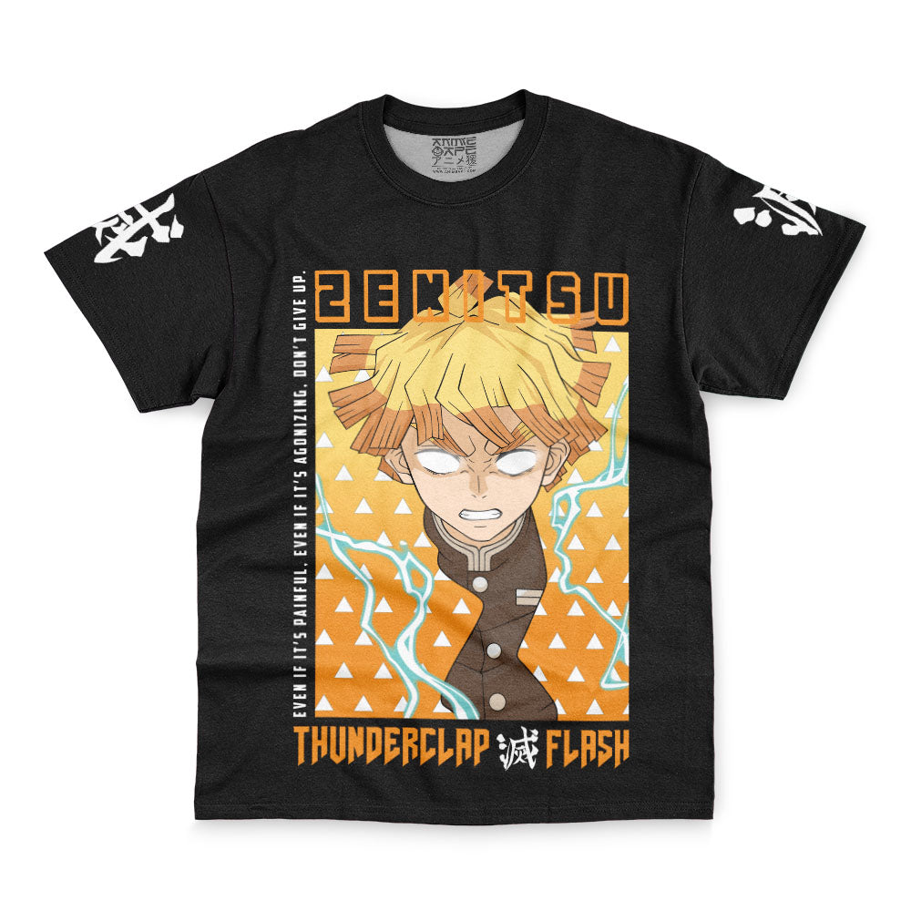 Zenitsu Agatsuma Even If Demon Slayer Streetwear T-Shirt