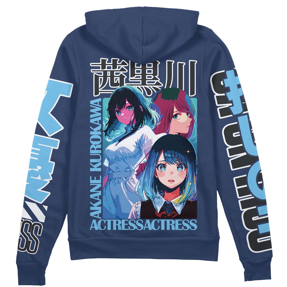 Akane Kurokawa Oshi no Ko" Streetwear Zip Hoodie Jacket