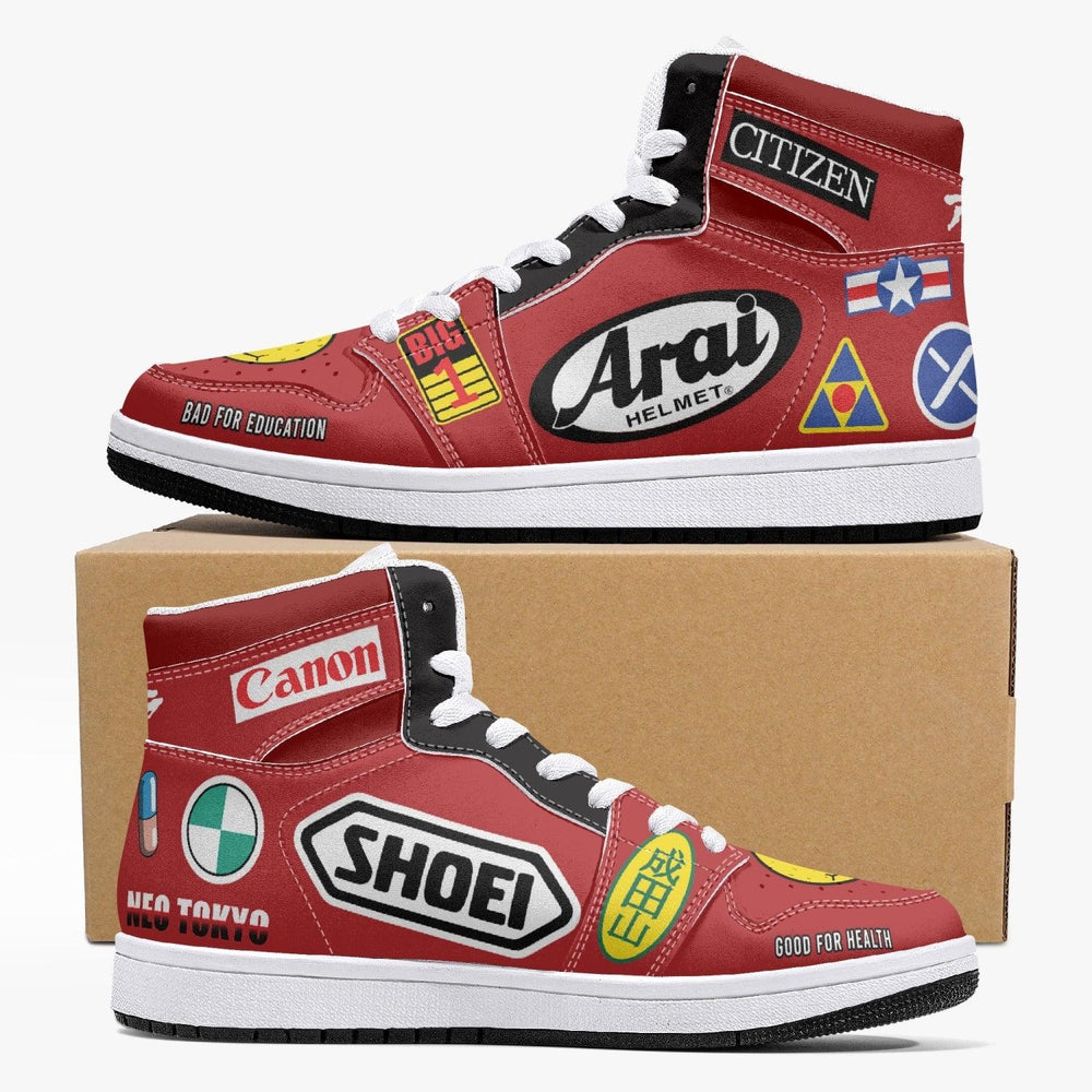 Akira Kaneda Bike Decals Mid 1 Basketball Shoes