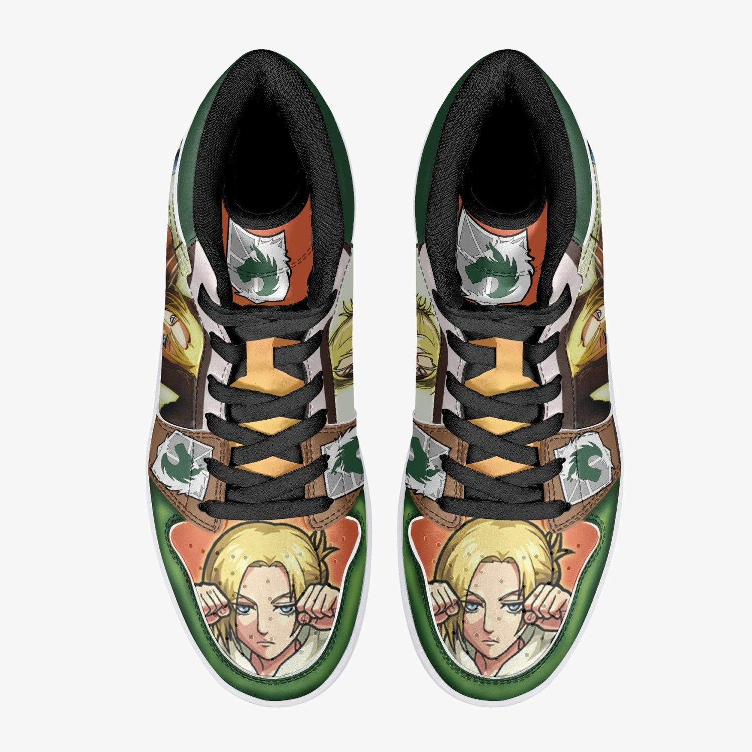 Annie Leonhart Military Police Attack on Titan Mid 1 Basketball Shoes