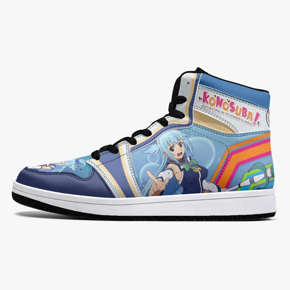 Aqua Konosuba Mid 1 Basketball Shoes