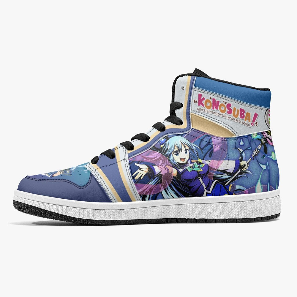 Aqua Konosuba Mid 1 Basketball Shoes