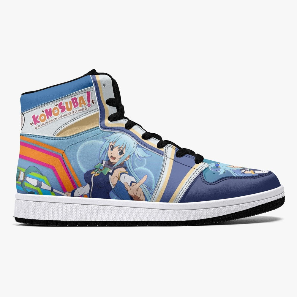 Aqua Konosuba Mid 1 Basketball Shoes