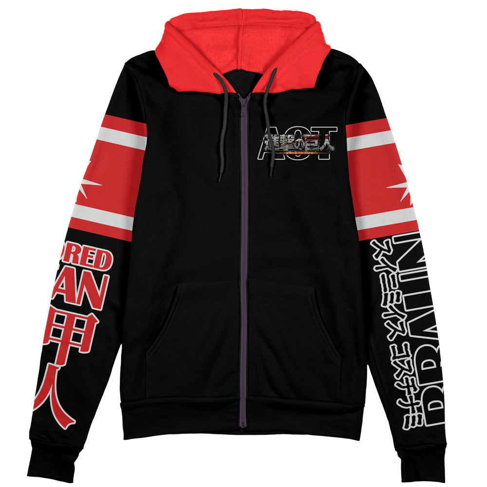 Armored Titan Attack on Titan Streetwear Zip Hoodie Jacket