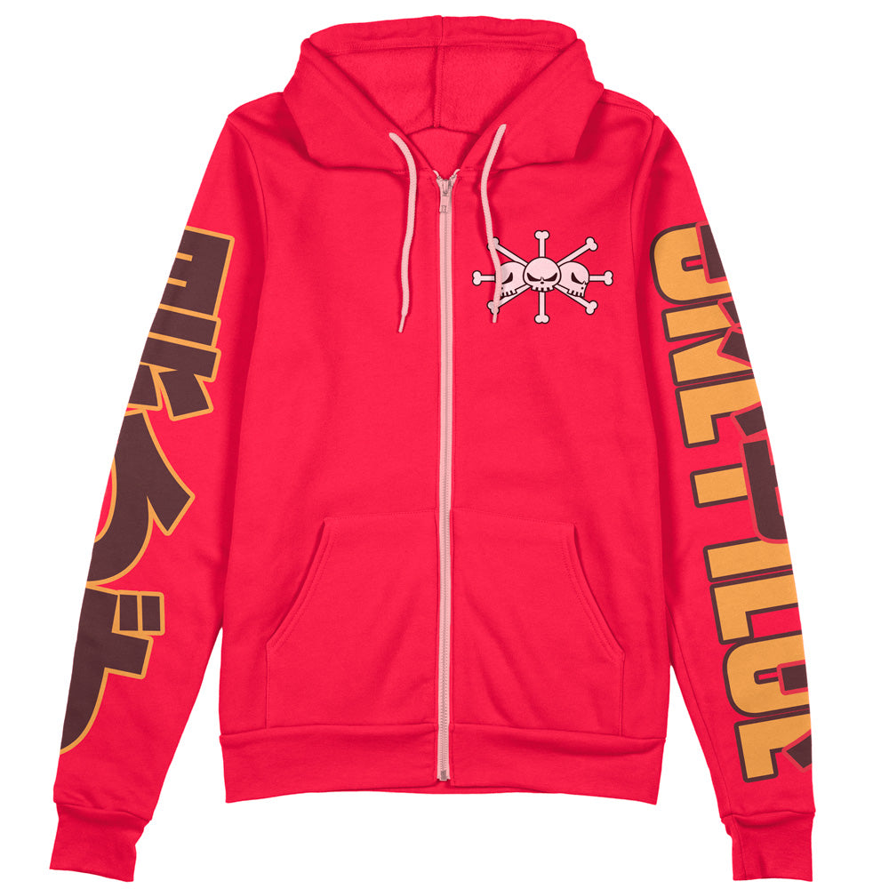 Marshall D. Teach One Piece Streetwear Zip Hoodie Jacket