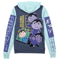 Bojji-san Ousama Ranking" Streetwear Zip Hoodie Jacket