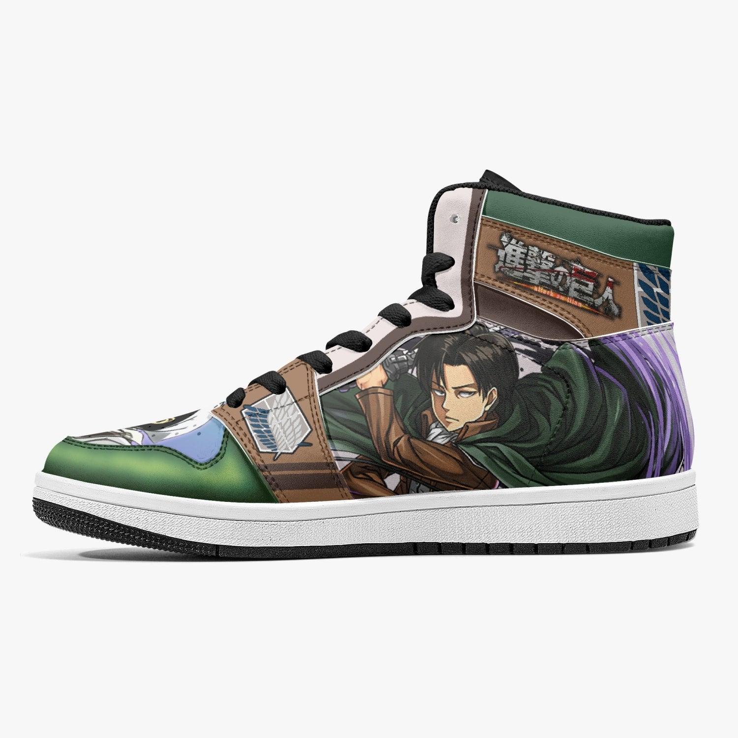 Captain Levi Cleaner Shingeki no Kyojin Mid 1 Basketball Shoes