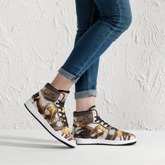 Christa Lenz Training Corps Shingeki no Kyojin Mid 1 Basketball Shoes