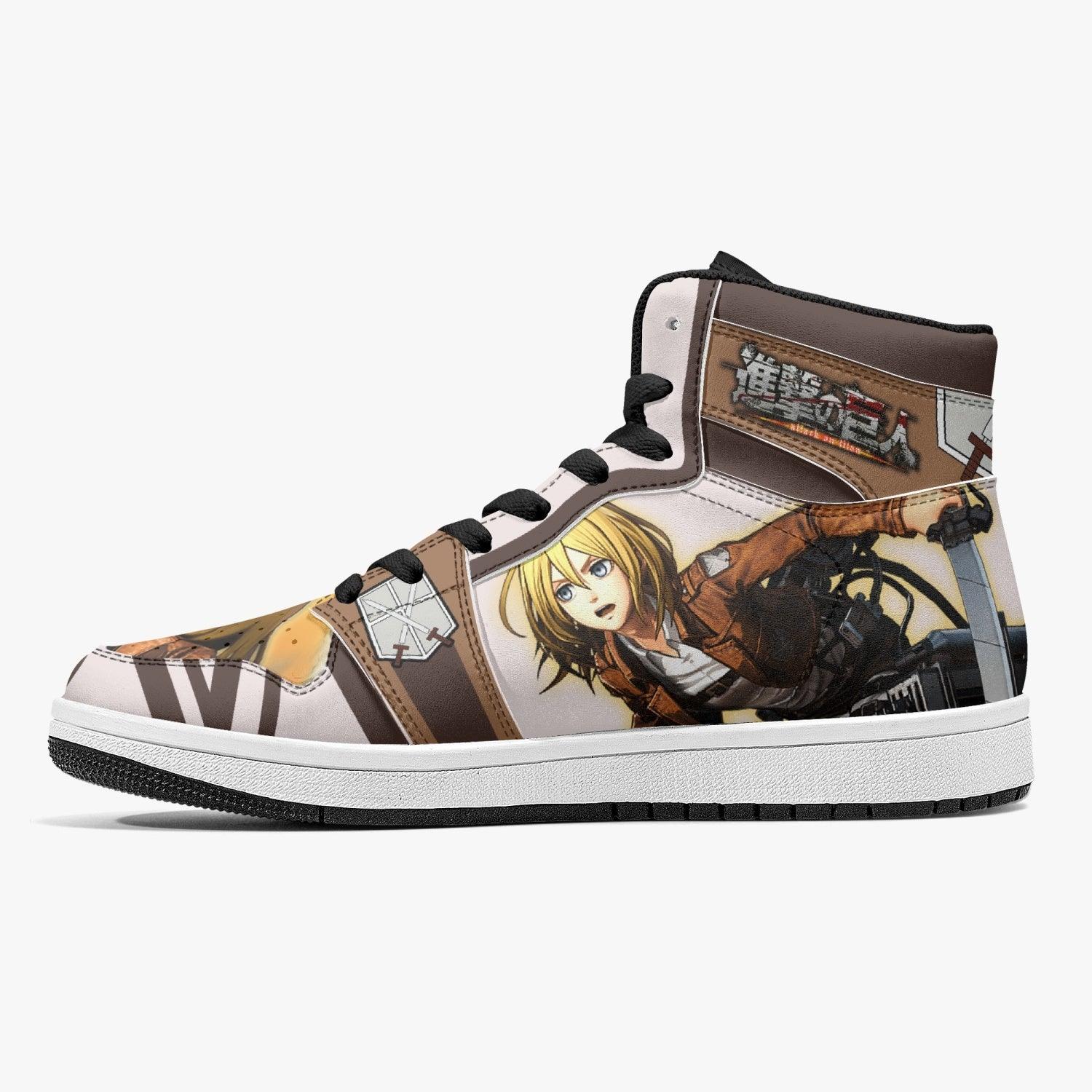Christa Lenz Training Corps Shingeki no Kyojin Mid 1 Basketball Shoes