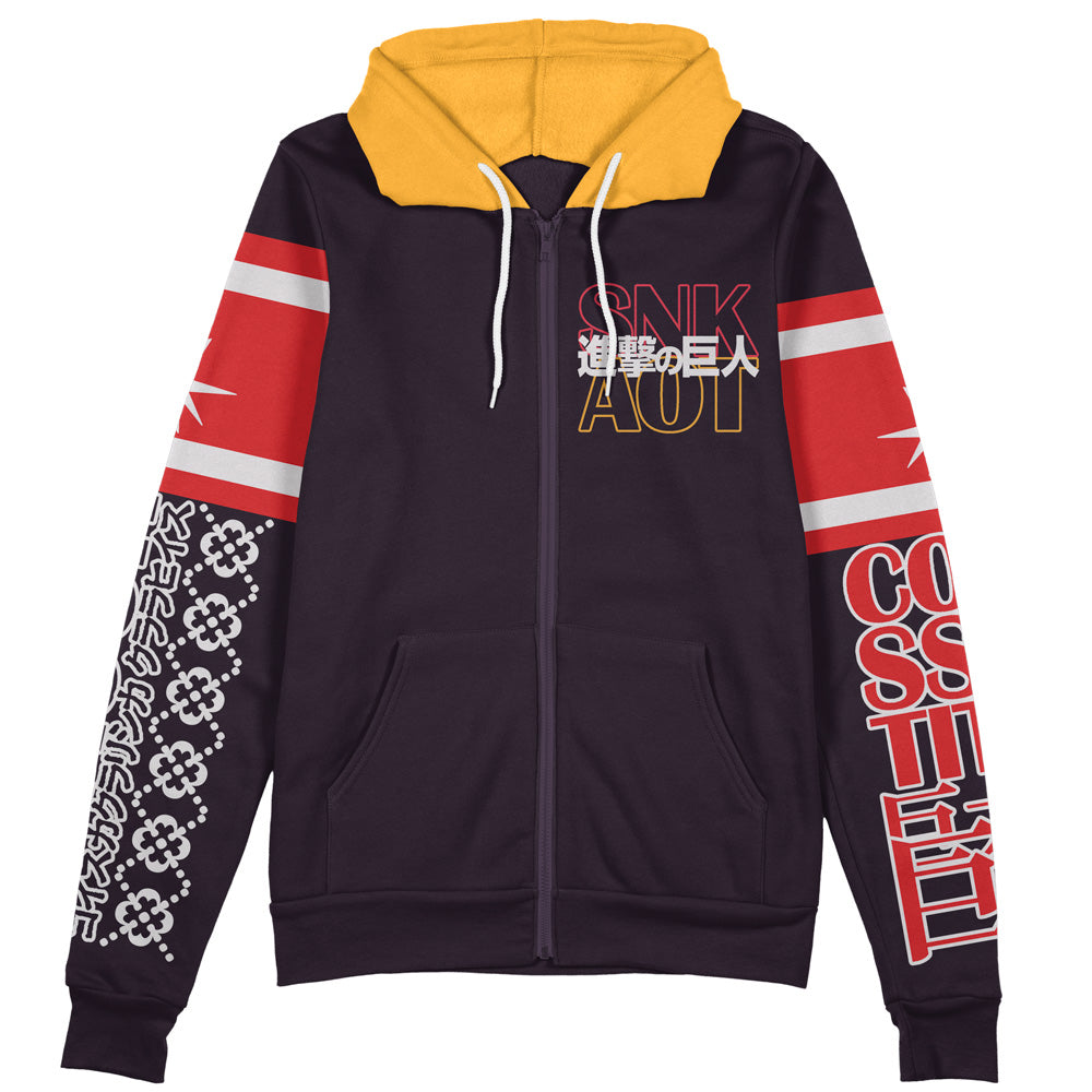 Colossal Titan Attack on Titan Streetwear Zip Hoodie Jacket