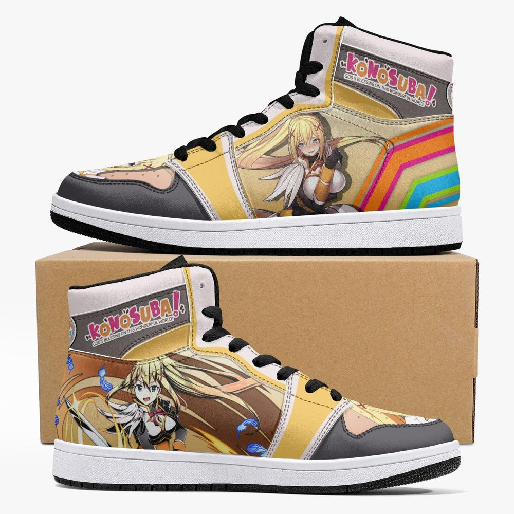 Darkness Konosuba Mid 1 Basketball Shoes