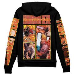 Denji Chainsaw Man Streetwear Zip Hoodie Jacket