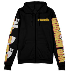 Denji V4 Chainsaw Man Streetwear Zip Hoodie Jacket