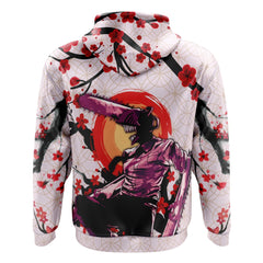 Denji x Pochita Chainsaw Man Zip Hoodie Jacket