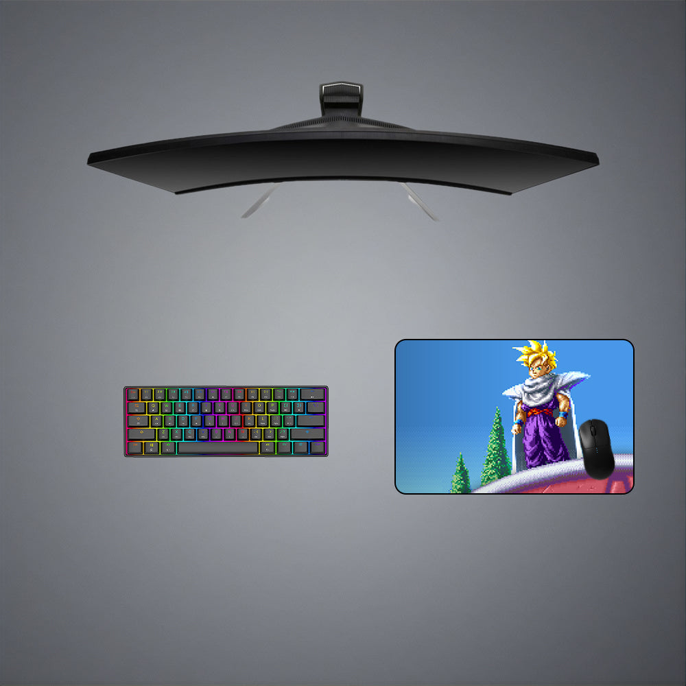DBZ Gohan Pixel Art Design M-XXL Size Gaming Mouse Pad Computer Desk Mat 