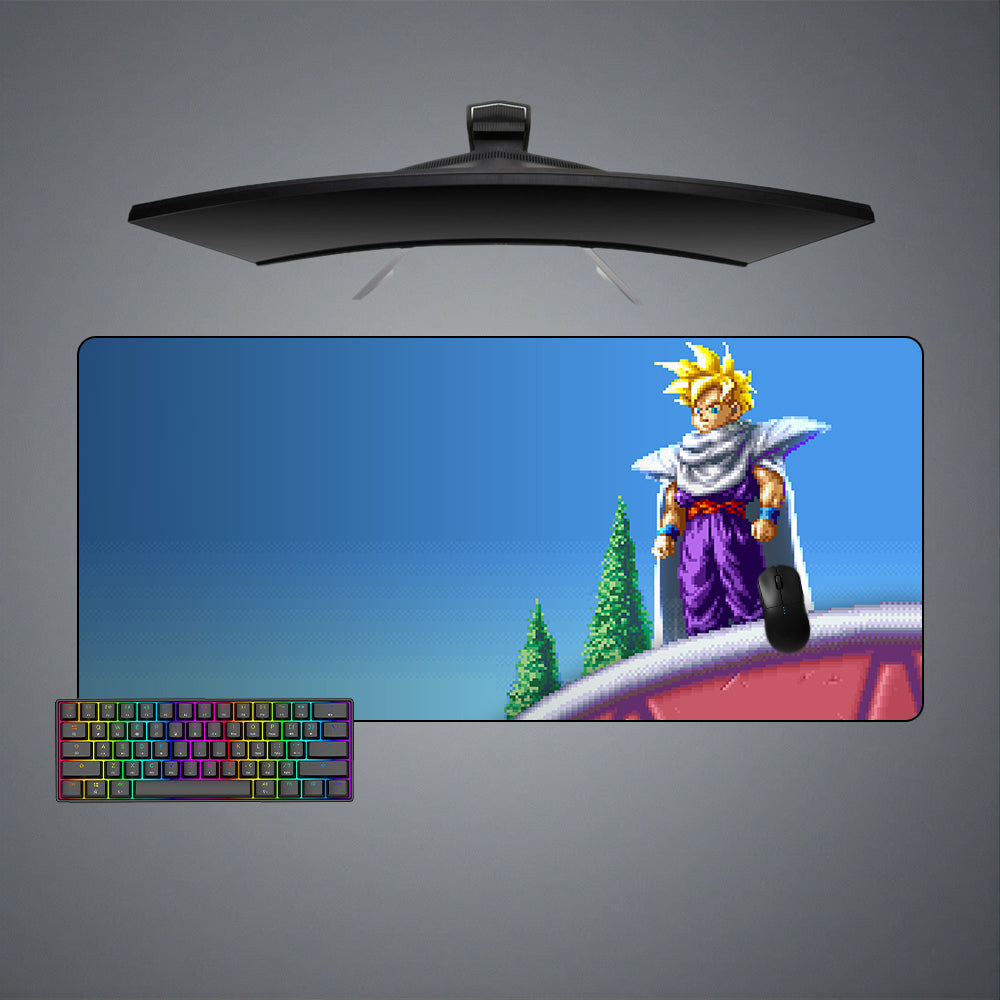 DBZ Gohan Pixel Art Size Gaming Mouse Pad